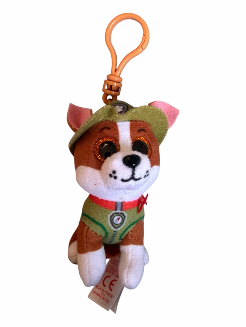 TY Tracker Paw Patrol Plush Dog Keychain